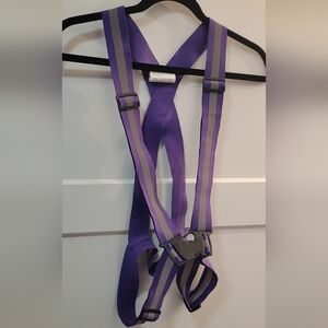 Purple Reflective Adjustable Safety Harness